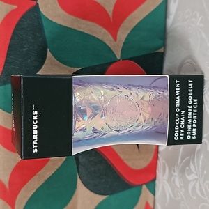 Starbucks Silver Keychain /Ornament Christmas 2023